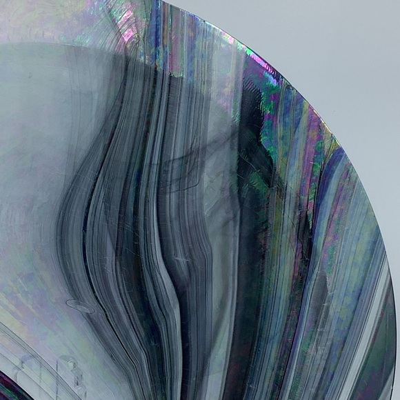 Swirled Art Glass 13” Round Plate/Platter - Picture 6 of 16